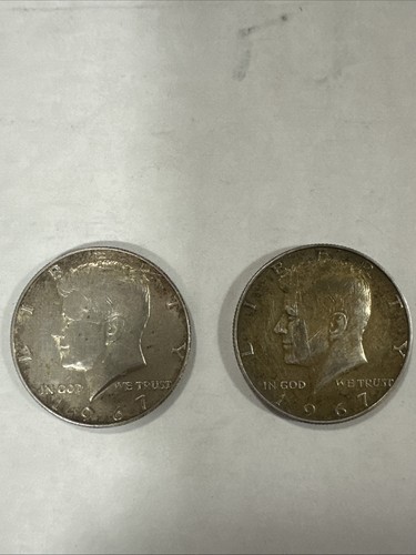 Silver kennedy half - 2x,